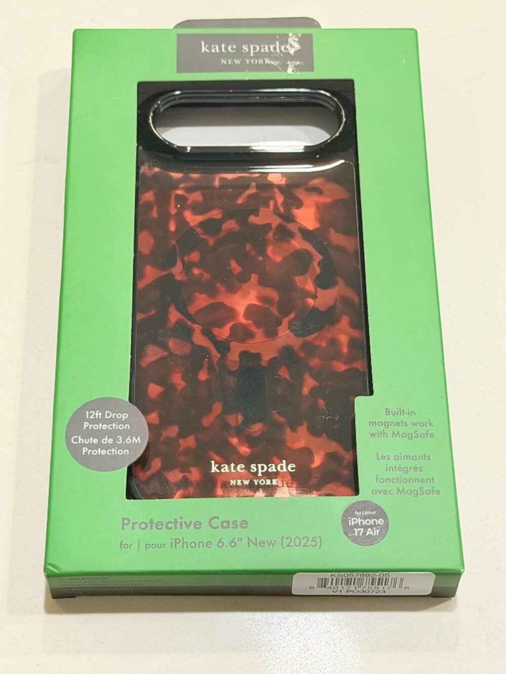 kate spade new york Tortoise Protective Case - iPhone 17 Air - New in Box